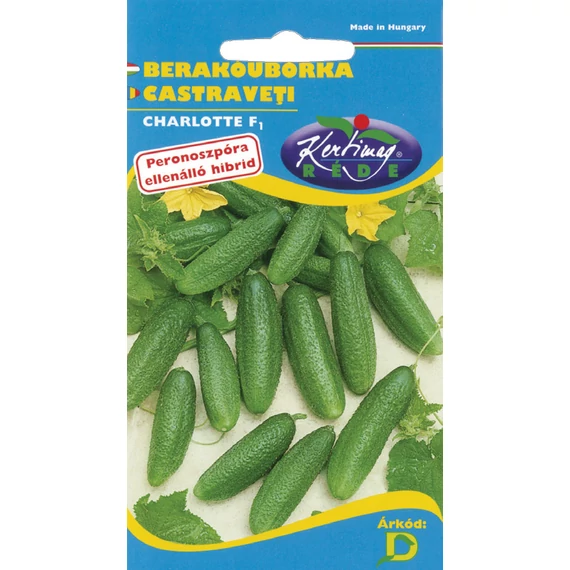 Uborka vetőmag, Charlotte F1 (korai berakóuborka), 2 g – Rédei Kertimag