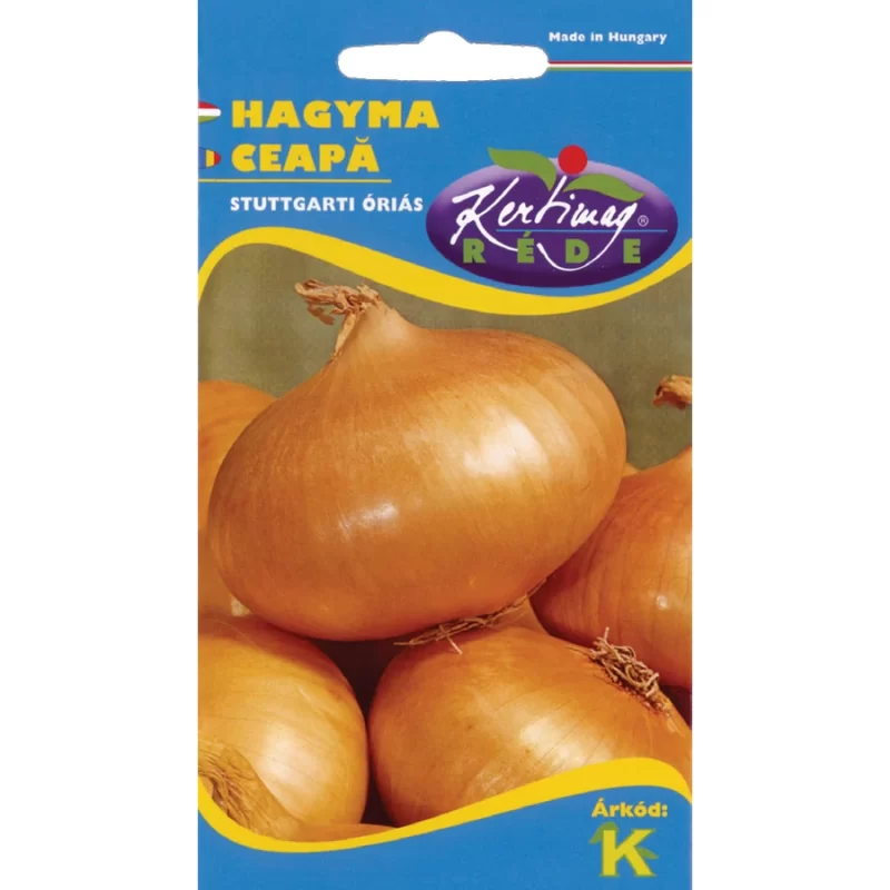 Vöröshagyma vetőmag- Stuttgarti óriás, Rédei- lejárt érvényességi idejű, kísérleti termék