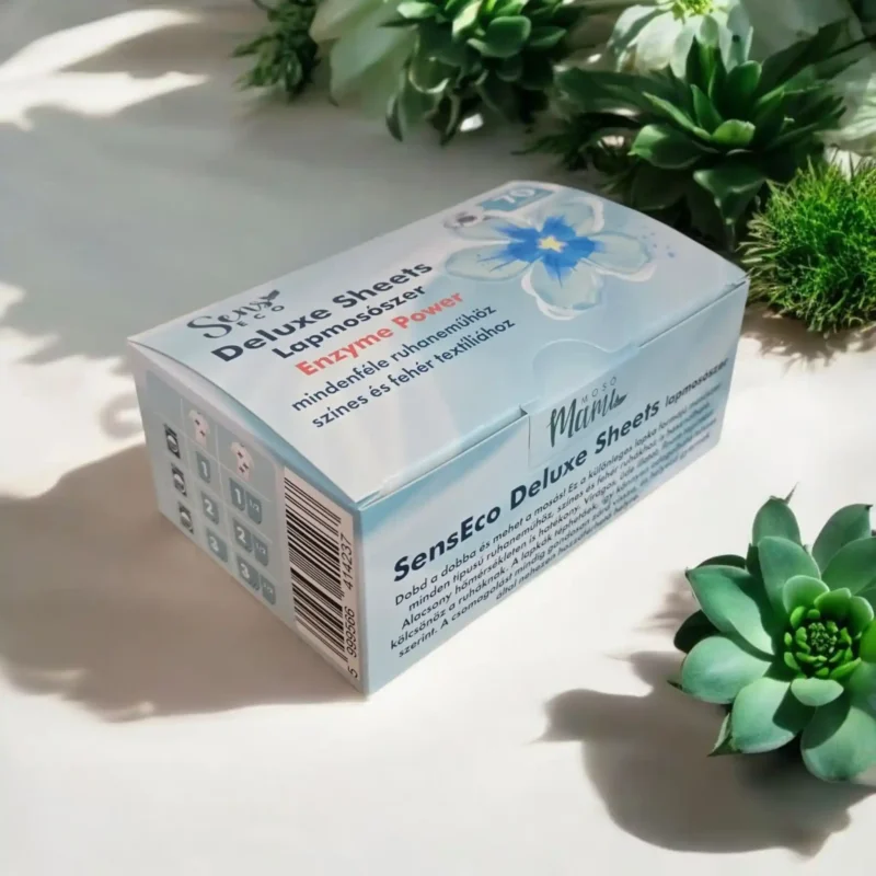 SensEco Deluxe sheets-lapmosószer Enzyme Power 70 db
