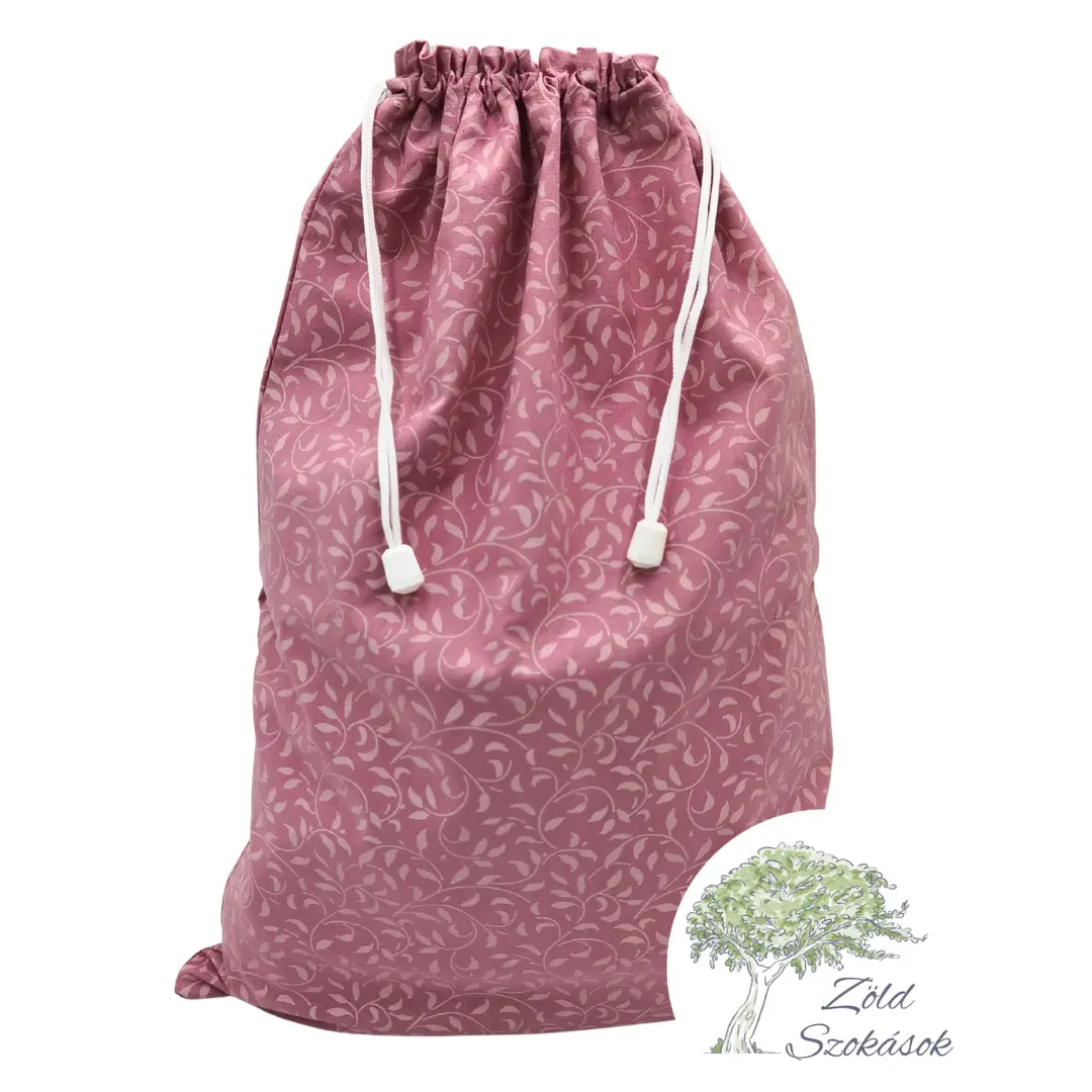 kenyeres zsák indák rózsaszínben