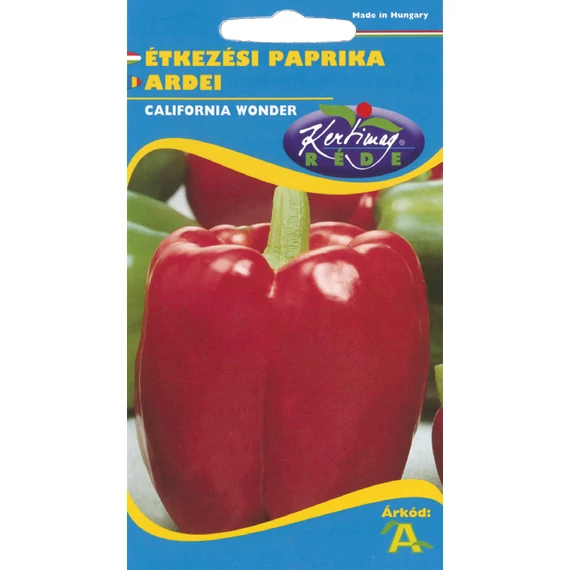 Paprika vetőmag, California Wonder, 1 g – Rédei Kertimag
