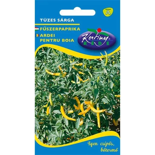 Paprika vetőmag, Tüzes sárga (hegyes csípős), 0,5 g – Rédei Kertimag 2