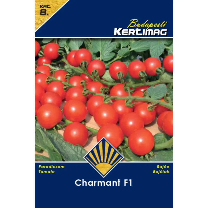 Koktélparadicsom vetőmag, Charmant F1 (fürtös koktélparadicsom), 0,1 g – Budapesti Kertimag