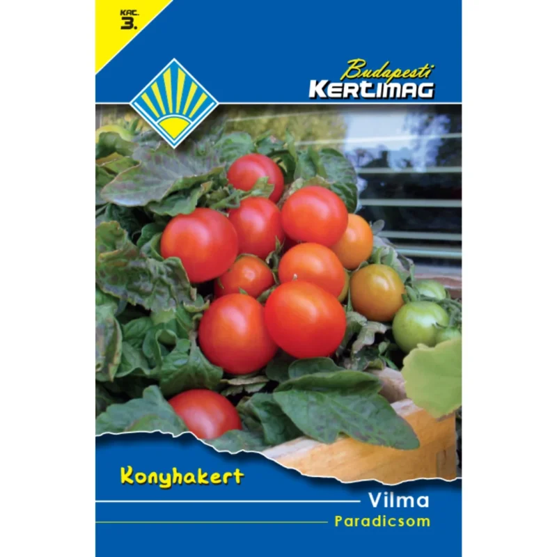 Koktélparadicsom vetőmag, Vilma (mini balkonparadicsom), 0,25 g – Budapesti Kertimag