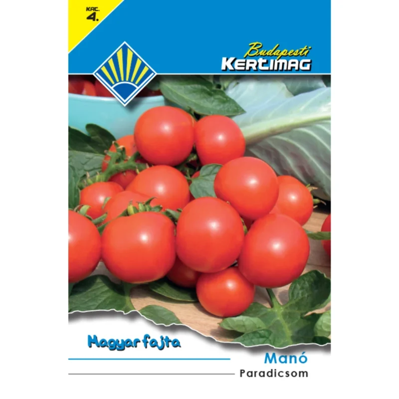 Paradicsom vetőmag, Manó (korai bokorparadicsom), 0,5 g – Budapesti Kertimag