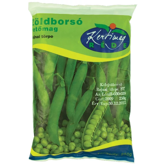 Kifejtőborsó vetőmag, Rajnai törpe, 250 g – Rédei Kertimag